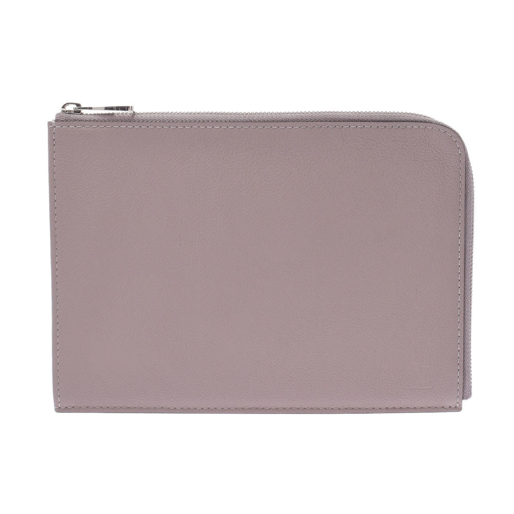 Louis Vuitton Pochette Jour Taub Greige Leather Clutch Bag